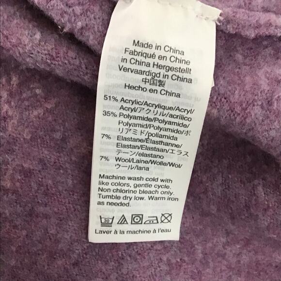 J. Crew Open Front Cardigan Sweater Super Soft Yarn Orchid Lavender Lilac sz S - Picture 8 of 8